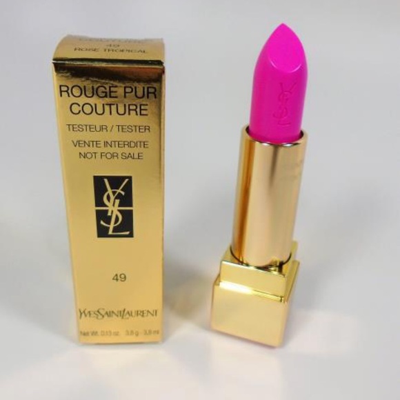 Ysl Rouge Pur Pure Lipstick 49 Tropical Pink